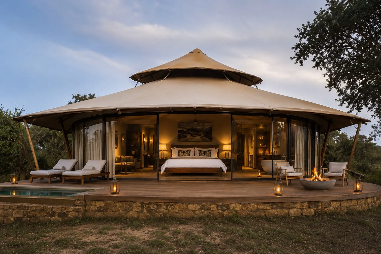 Nashipai Mara sculptural luxury tented accommodation